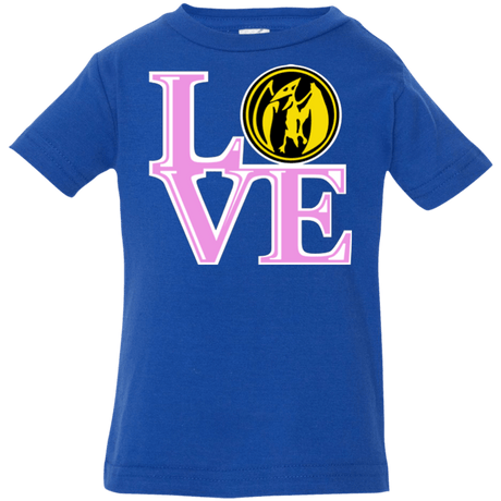 T-Shirts Royal / 6 Months Pink Ranger LOVE Infant Premium T-Shirt