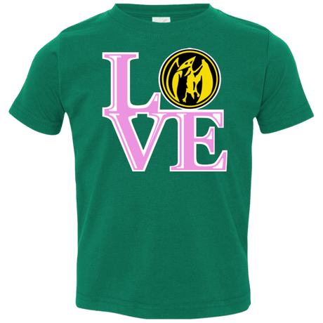 T-Shirts Kelly / 2T Pink Ranger LOVE Toddler Premium T-Shirt