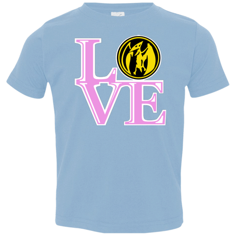 T-Shirts Light Blue / 2T Pink Ranger LOVE Toddler Premium T-Shirt