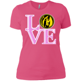T-Shirts Hot Pink / X-Small Pink Ranger LOVE Women's Premium T-Shirt