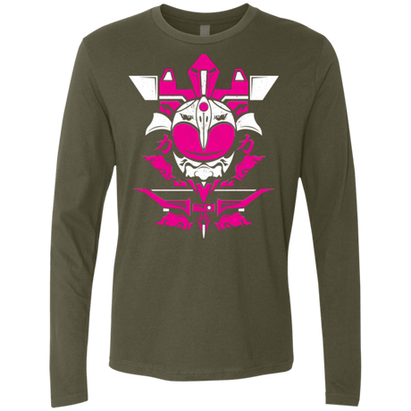 T-Shirts Military Green / Small Pink Ranger Men's Premium Long Sleeve