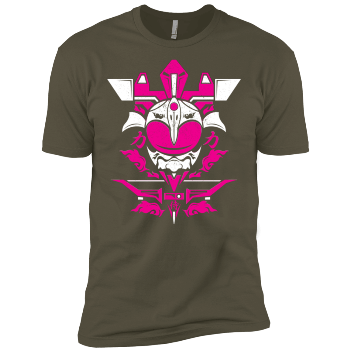 T-Shirts Military Green / X-Small Pink Ranger Men's Premium T-Shirt