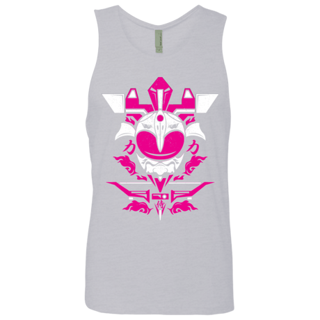 T-Shirts Heather Grey / Small Pink Ranger Men's Premium Tank Top