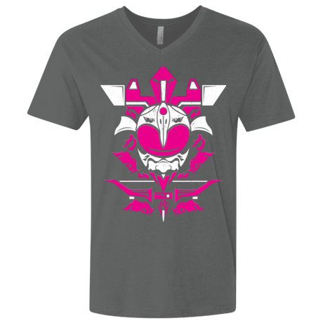 T-Shirts Heavy Metal / X-Small Pink Ranger Men's Premium V-Neck