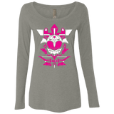 T-Shirts Venetian Grey / Small Pink Ranger Women's Triblend Long Sleeve Shirt