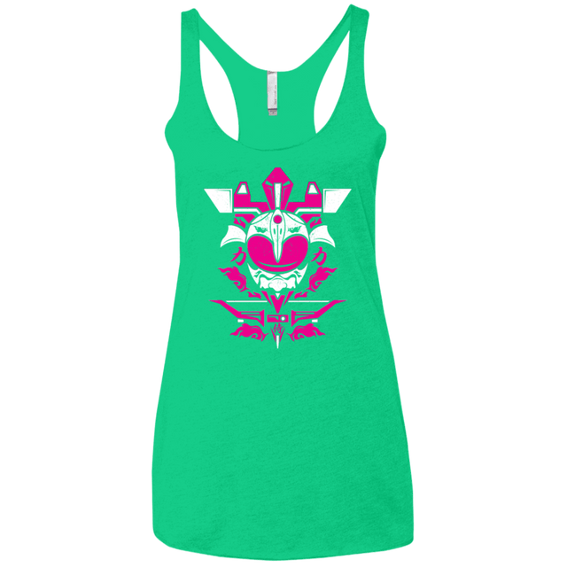 T-Shirts Envy / X-Small Pink Ranger Women's Triblend Racerback Tank