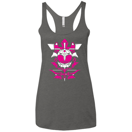T-Shirts Premium Heather / X-Small Pink Ranger Women's Triblend Racerback Tank