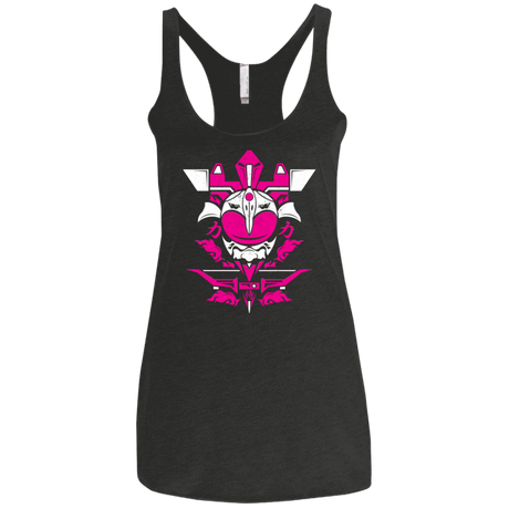 T-Shirts Vintage Black / X-Small Pink Ranger Women's Triblend Racerback Tank