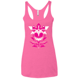 T-Shirts Vintage Pink / X-Small Pink Ranger Women's Triblend Racerback Tank