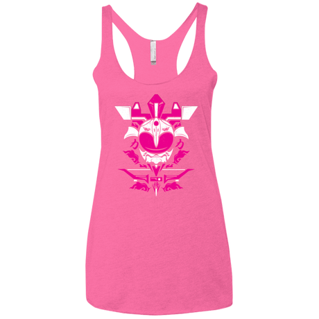 T-Shirts Vintage Pink / X-Small Pink Ranger Women's Triblend Racerback Tank