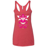 T-Shirts Vintage Red / X-Small Pink Ranger Women's Triblend Racerback Tank
