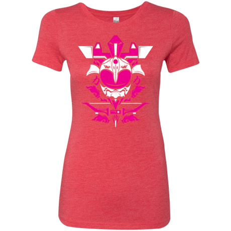 T-Shirts Vintage Red / Small Pink Ranger Women's Triblend T-Shirt