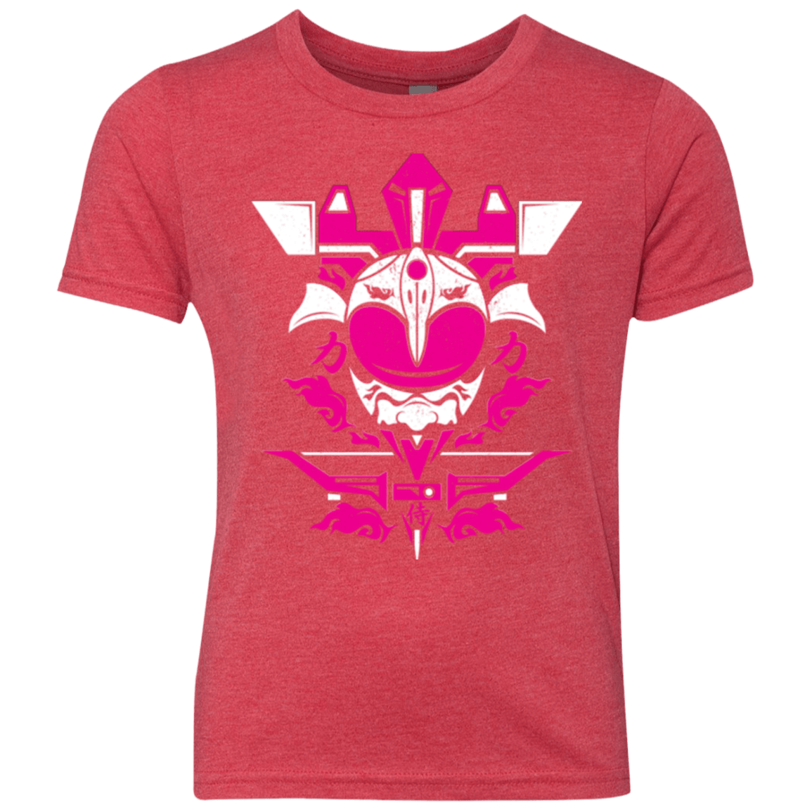 T-Shirts Vintage Red / YXS Pink Ranger Youth Triblend T-Shirt