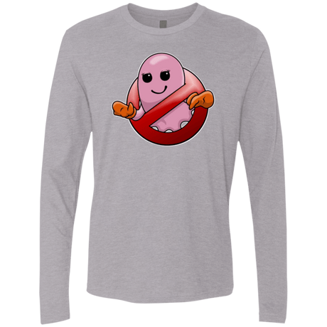 T-Shirts Heather Grey / Small Pinky Buster Men's Premium Long Sleeve