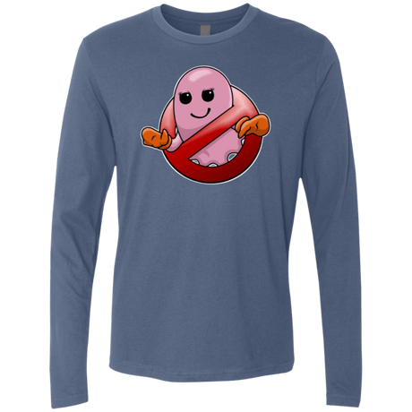 T-Shirts Indigo / Small Pinky Buster Men's Premium Long Sleeve
