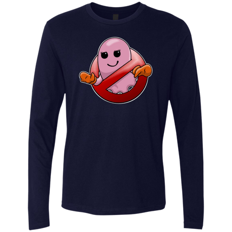 T-Shirts Midnight Navy / Small Pinky Buster Men's Premium Long Sleeve