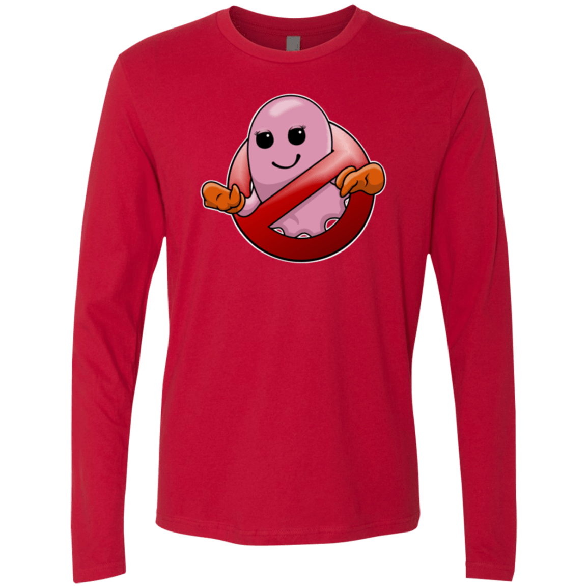 T-Shirts Red / Small Pinky Buster Men's Premium Long Sleeve