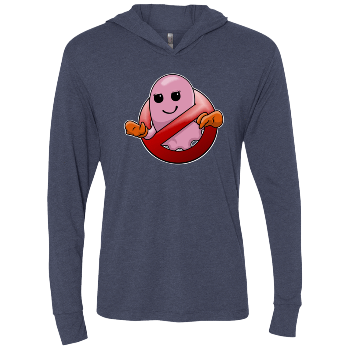 T-Shirts Vintage Navy / X-Small Pinky Buster Triblend Long Sleeve Hoodie Tee