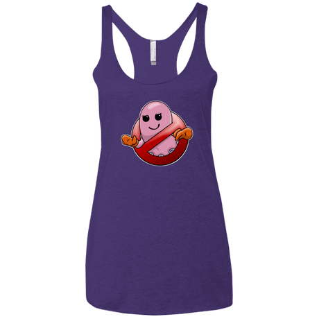T-Shirts Purple / X-Small Pinky Buster Women's Triblend Racerback Tank
