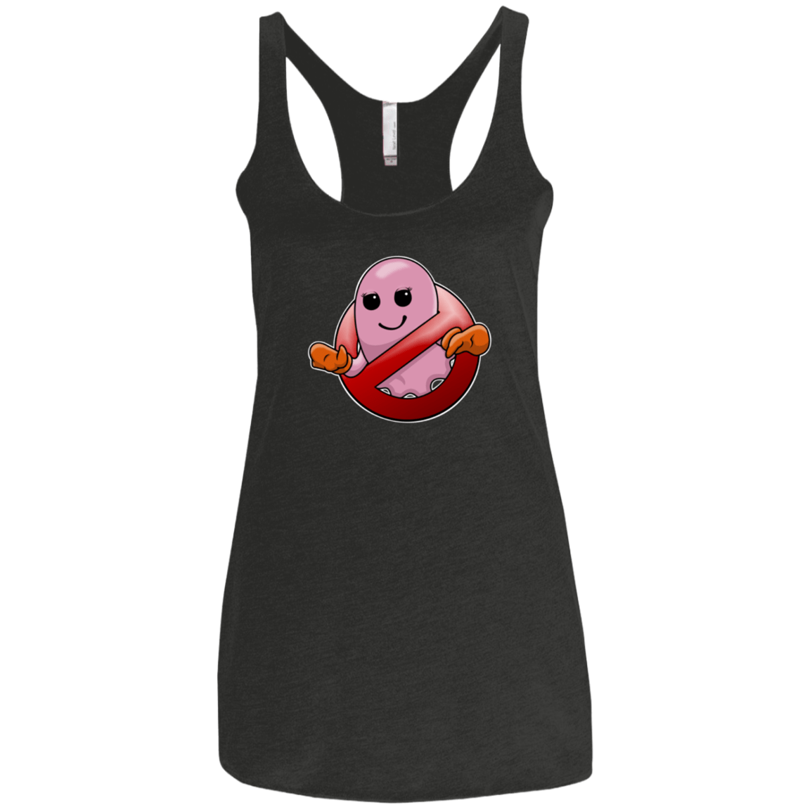 T-Shirts Vintage Black / X-Small Pinky Buster Women's Triblend Racerback Tank