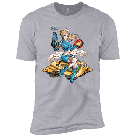 T-Shirts Heather Grey / YXS PINUP SAMUS Boys Premium T-Shirt