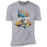 T-Shirts Heather Grey / YXS PINUP SAMUS Boys Premium T-Shirt