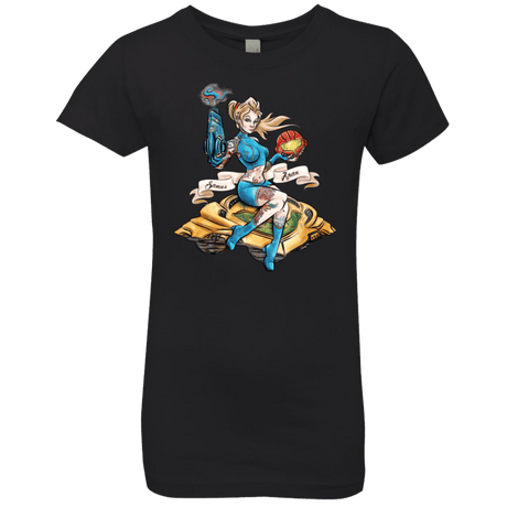 T-Shirts Black / YXS PINUP SAMUS Girls Premium T-Shirt