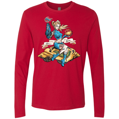 PINUP SAMUS Men's Premium Long Sleeve