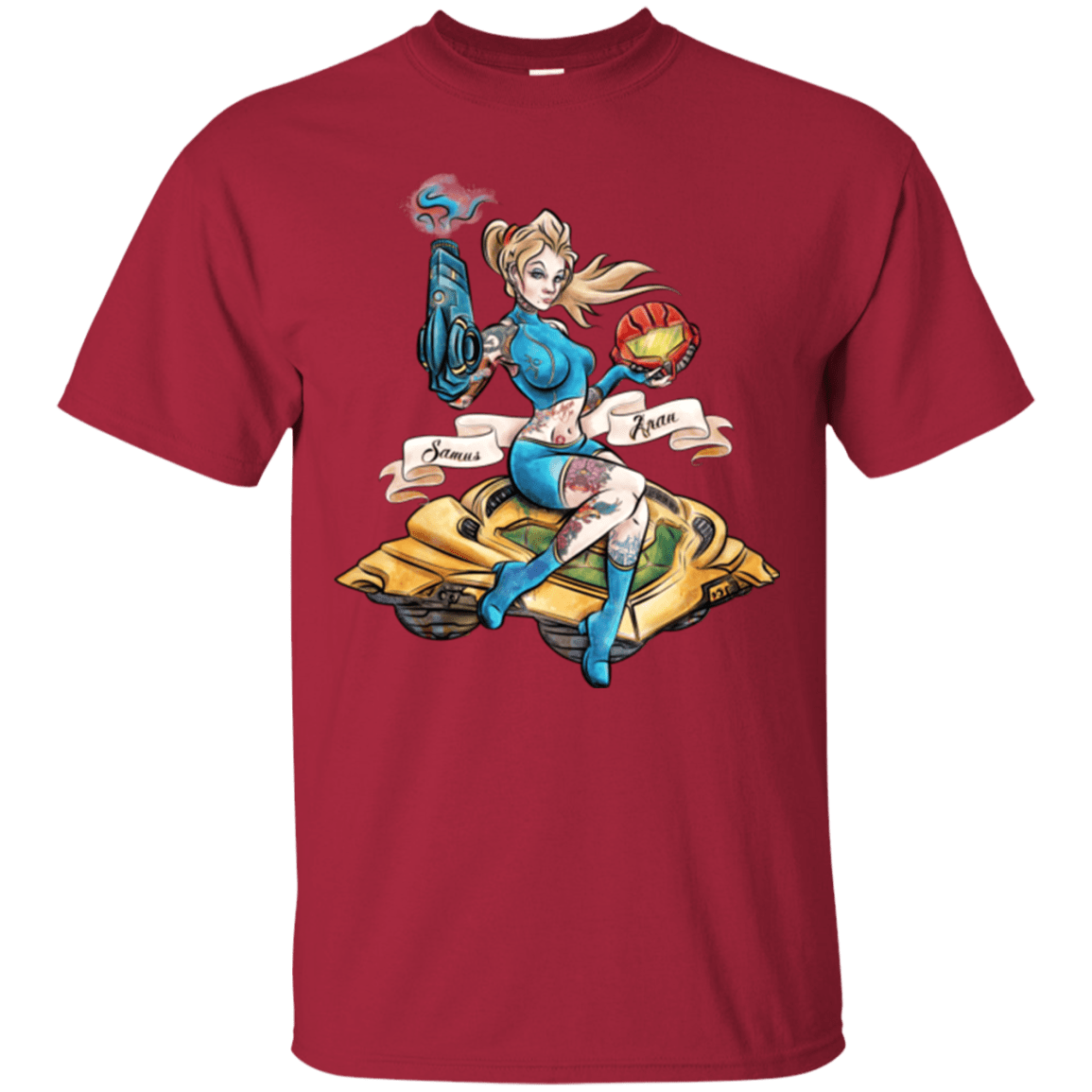 T-Shirts Cardinal / Small PINUP SAMUS T-Shirt