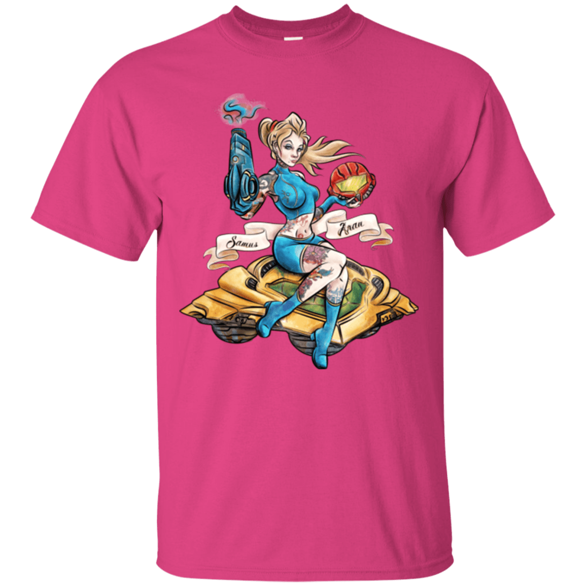 T-Shirts Heliconia / Small PINUP SAMUS T-Shirt