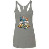 T-Shirts Venetian Grey / X-Small PINUP SAMUS Women's Triblend Racerback Tank