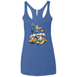 T-Shirts Vintage Royal / X-Small PINUP SAMUS Women's Triblend Racerback Tank