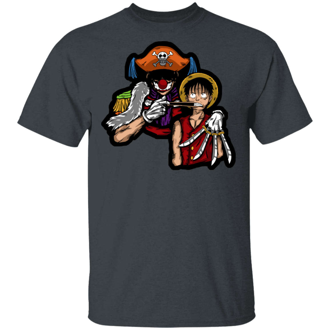 T-Shirts Dark Heather / S Pirate Clown T-Shirt