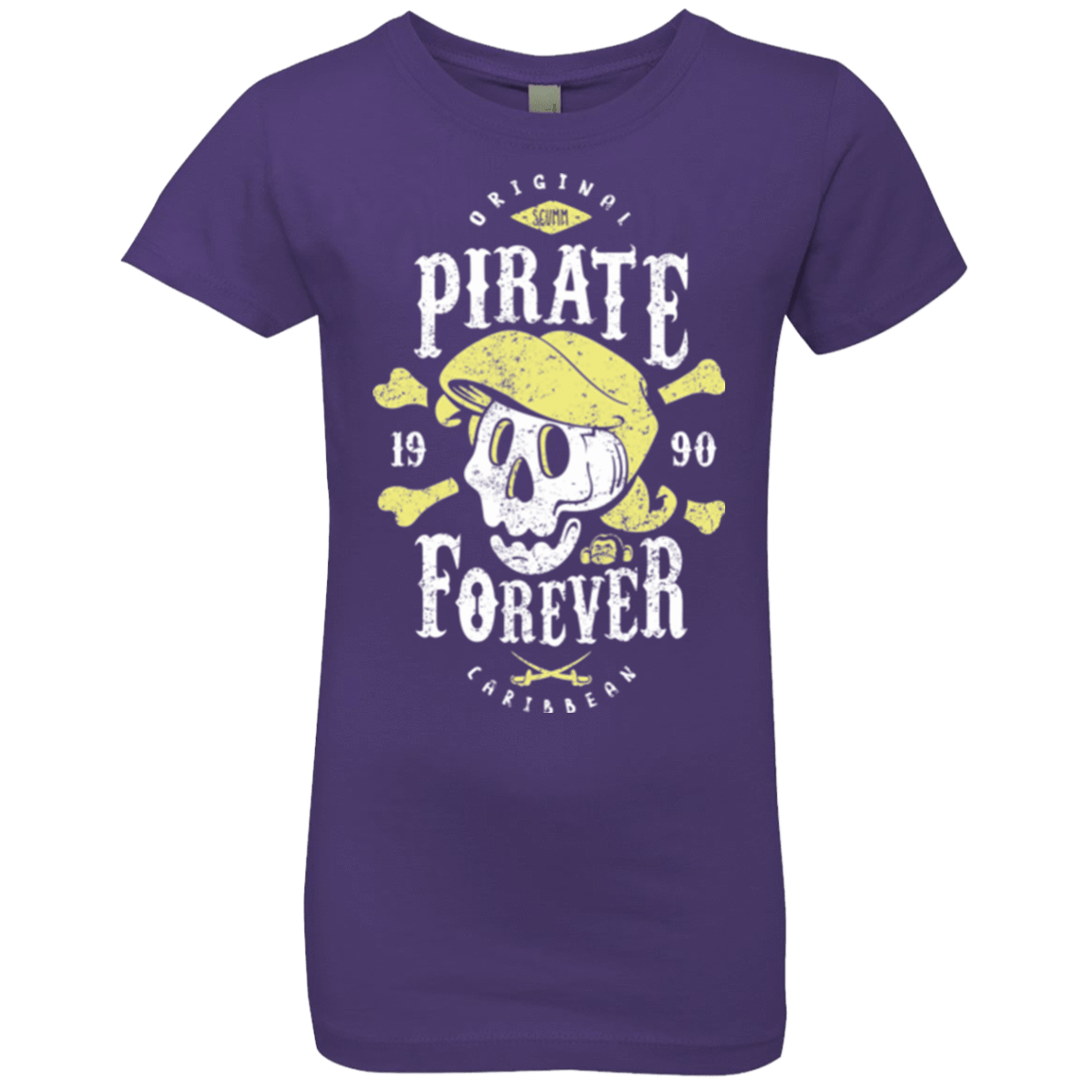 T-Shirts Purple Rush / YXS Pirate Forever Girls Premium T-Shirt