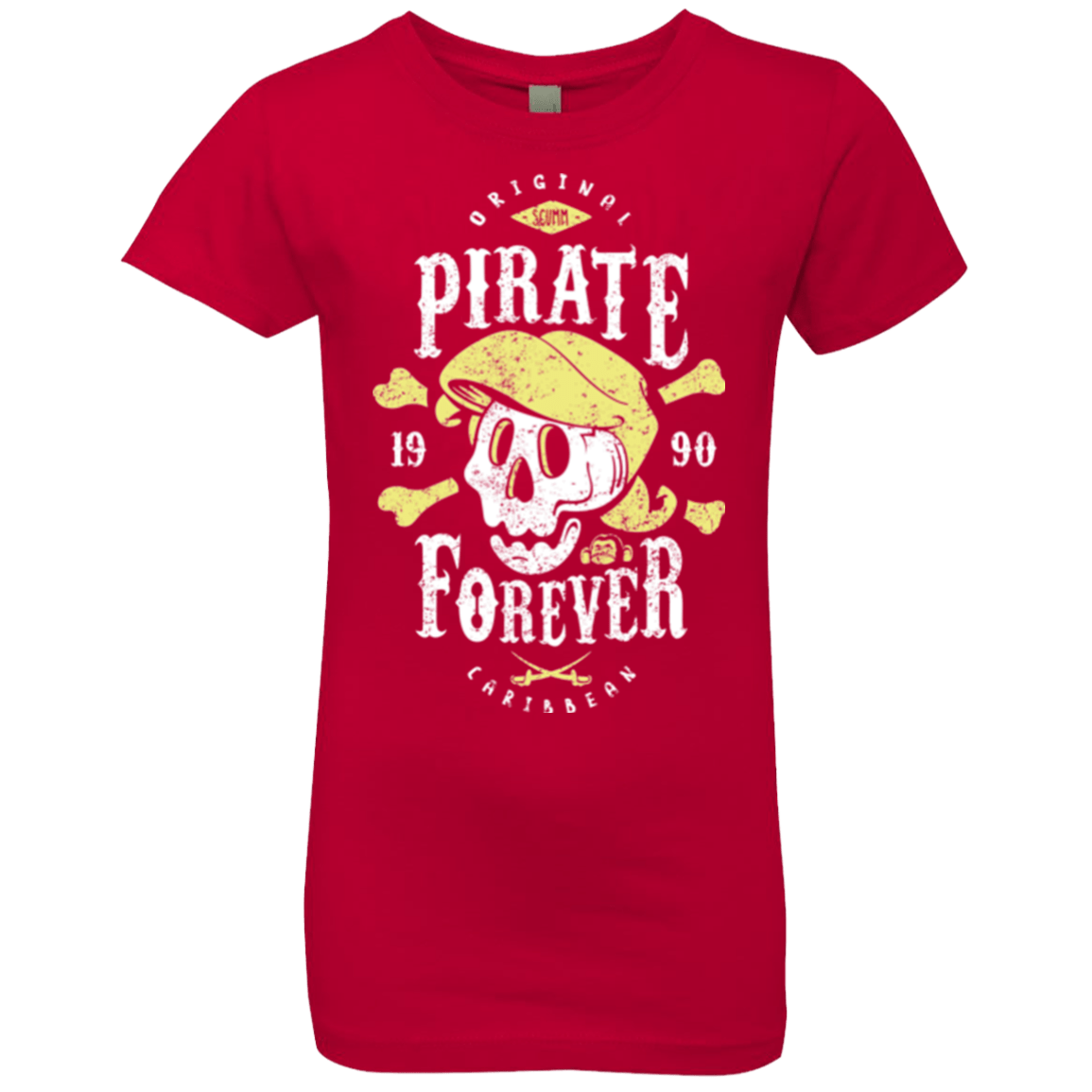 T-Shirts Red / YXS Pirate Forever Girls Premium T-Shirt