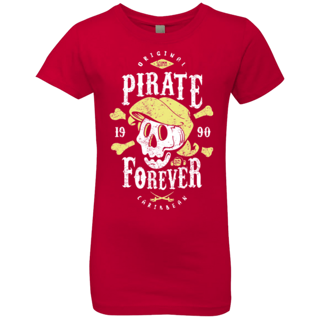 T-Shirts Red / YXS Pirate Forever Girls Premium T-Shirt