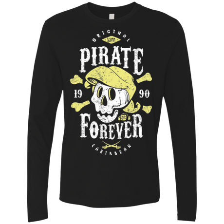 T-Shirts Black / Small Pirate Forever Men's Premium Long Sleeve