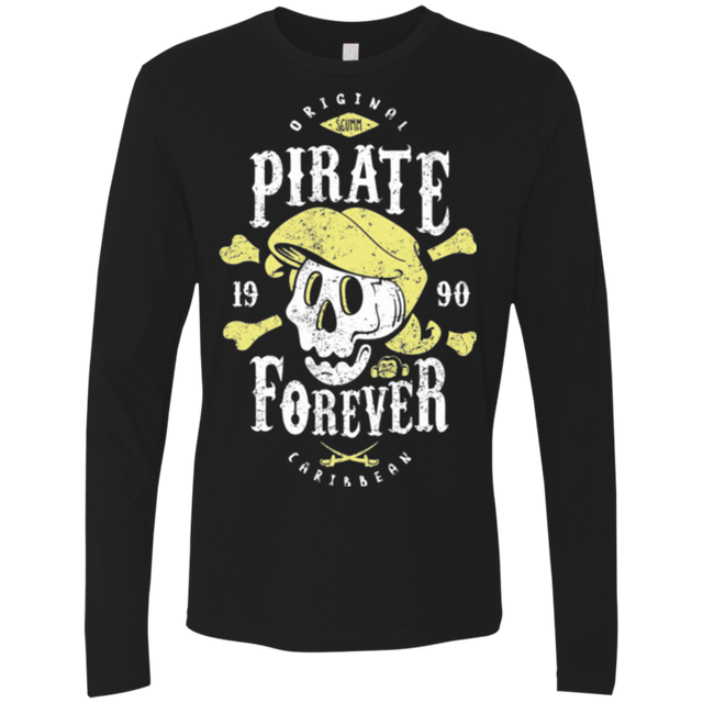 T-Shirts Black / Small Pirate Forever Men's Premium Long Sleeve