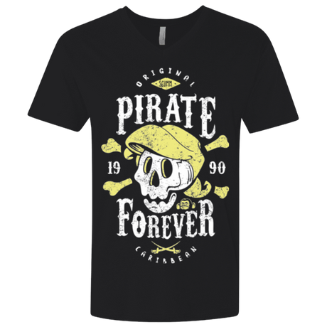 T-Shirts Black / X-Small Pirate Forever Men's Premium V-Neck