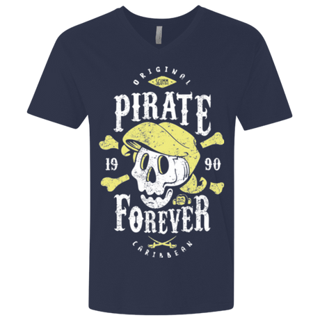 T-Shirts Midnight Navy / X-Small Pirate Forever Men's Premium V-Neck