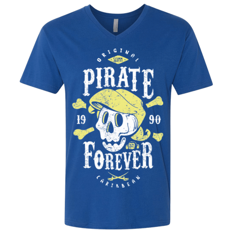 T-Shirts Royal / X-Small Pirate Forever Men's Premium V-Neck