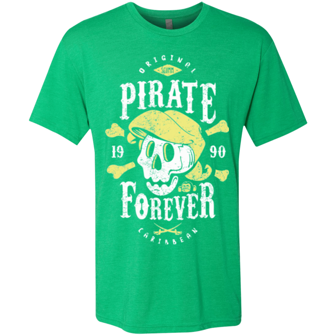 T-Shirts Envy / Small Pirate Forever Men's Triblend T-Shirt