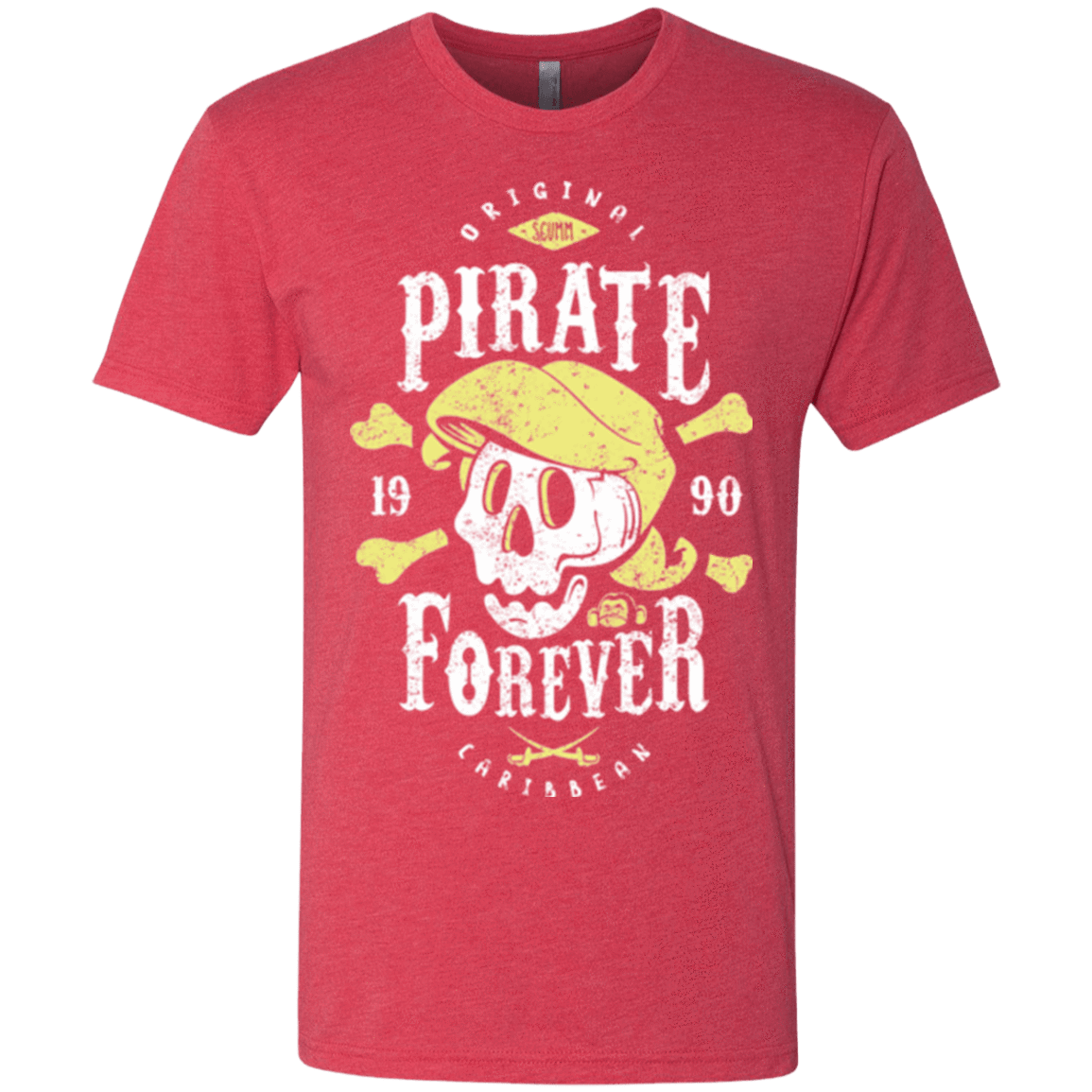 T-Shirts Vintage Red / Small Pirate Forever Men's Triblend T-Shirt