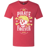 T-Shirts Vintage Red / Small Pirate Forever Men's Triblend T-Shirt