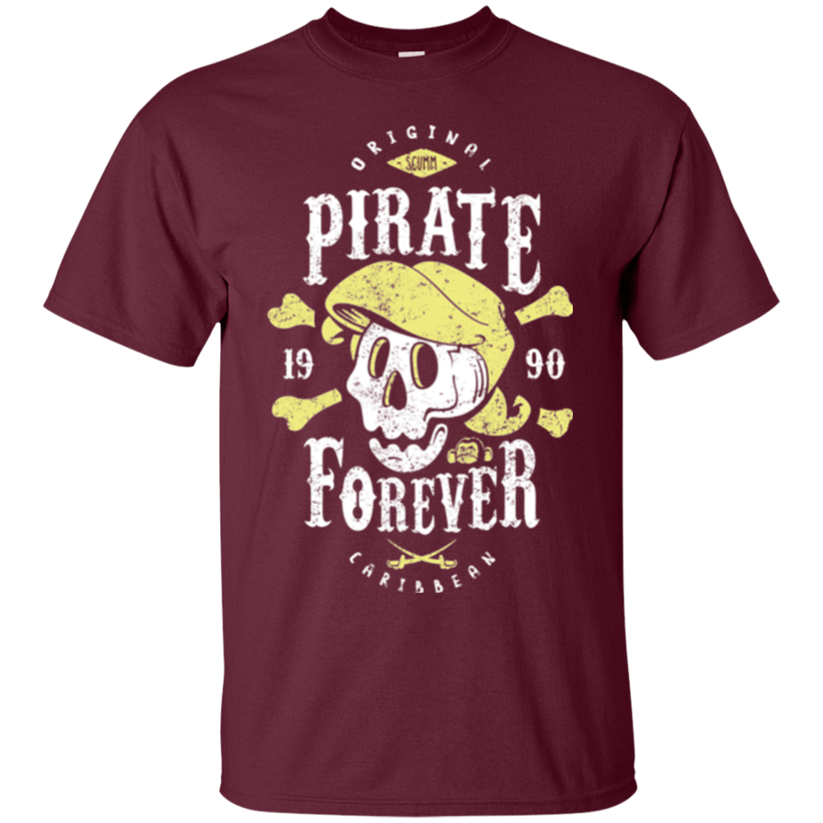 T-Shirts Maroon / Small Pirate Forever T-Shirt
