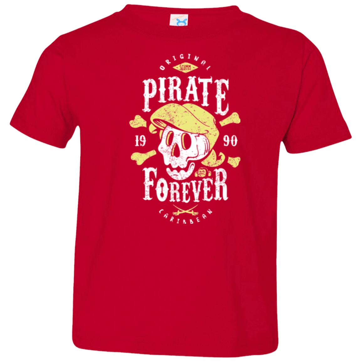 T-Shirts Red / 2T Pirate Forever Toddler Premium T-Shirt