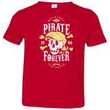 T-Shirts Red / 2T Pirate Forever Toddler Premium T-Shirt