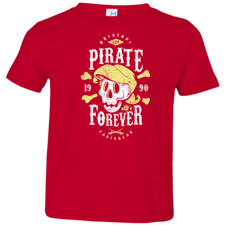 T-Shirts Red / 2T Pirate Forever Toddler Premium T-Shirt