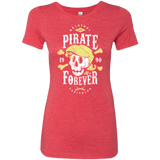 T-Shirts Vintage Red / Small Pirate Forever Women's Triblend T-Shirt