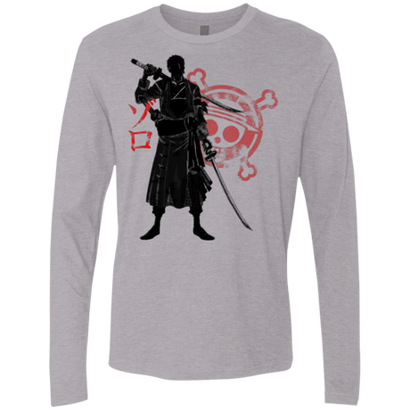 T-Shirts Heather Grey / Small Pirate Hunter (2) Men's Premium Long Sleeve